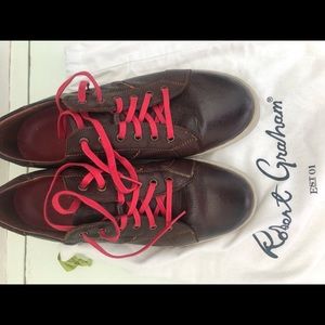Robert Graham Men’s Leather Sneakers.